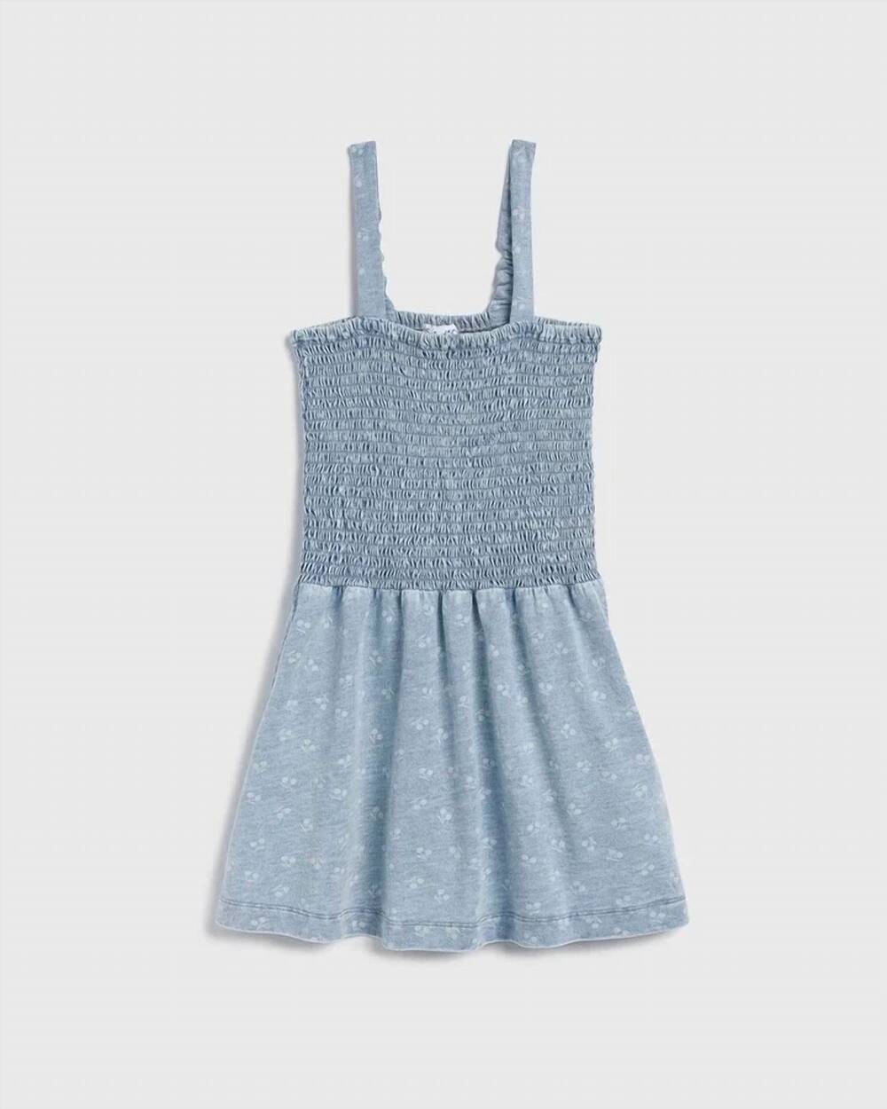 NEW SPLENDID girl's cherry stripe dress in blue